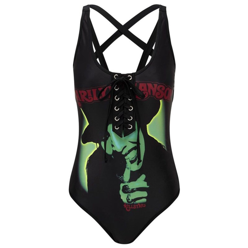 SOLD🖤 bathing suit killstar Marilyn Manson - Picture 4 of 6